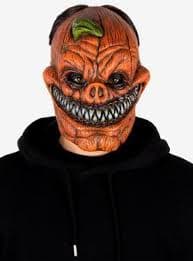 Pumpkin Face Latex Mask | Hot Topic