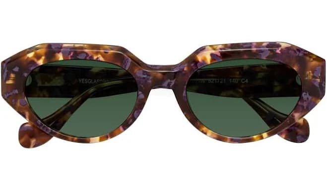 Thick Geek-Chic Geometric Polarized Sunglasses Sunwear Lenses
