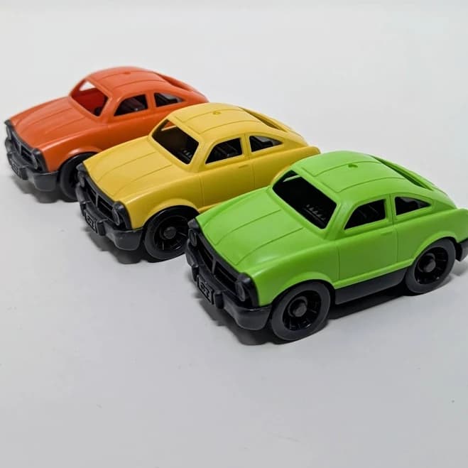 Green Toys Recycled Plastic Car Lot of 3