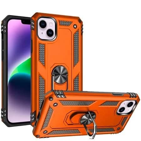 Ring Magnetic Kickstand Hybrid Case Cover for iPhone 13/14