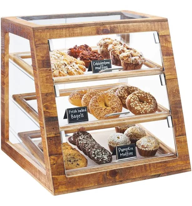 Cal Mil Madera Bakery Display Case