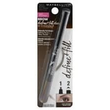 MAYBELLINE Define + Fill Duo Makeup, Soft Brown, 0.021 oz.