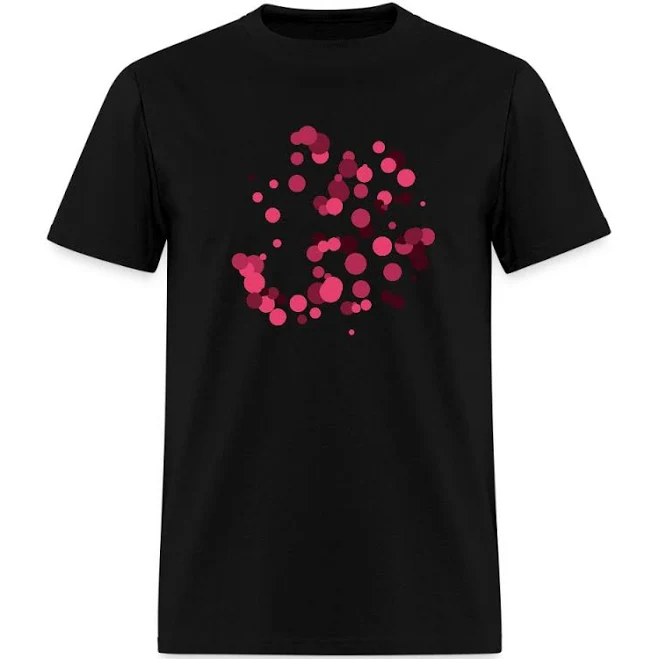 abstract circles pattern - Men's T-Shirt black