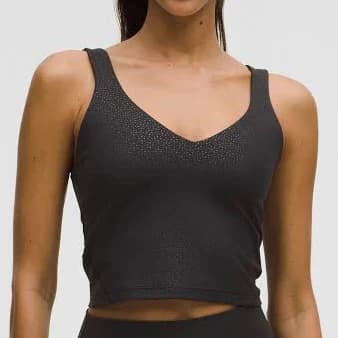 lululemon Lululemon Align Tank Top Light Support, A/B Cup - Size 18 | Black