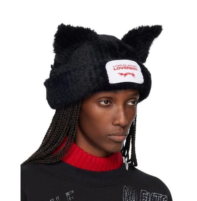 Charles Jeffrey Loverboy Fluffy Chunky Ears Beanie