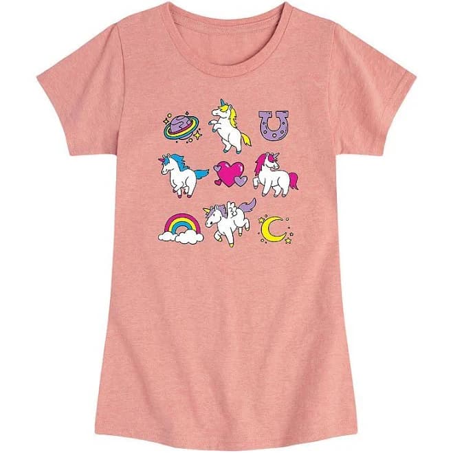 Unicorn Grid Graphic Tee