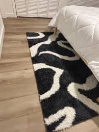 World Rug Gallery Striped Shag Rug – Durable for Living Room, Bedroom, or Entryway – Anthracite Dark Gray – Easy to Clean - ANTHRACITE 4'x6' : Target