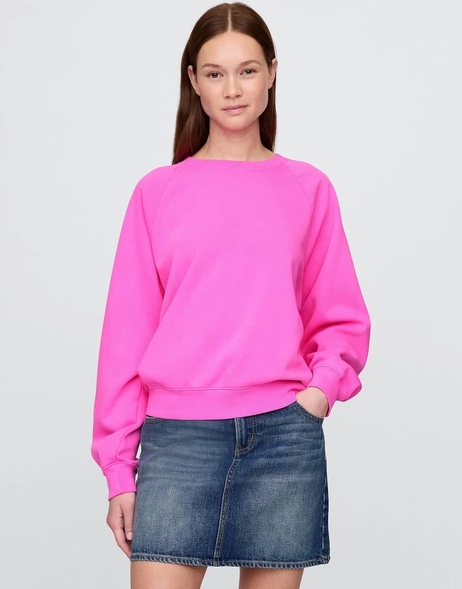 Gap Women's Vintagesoft Raglan Sweatshirt