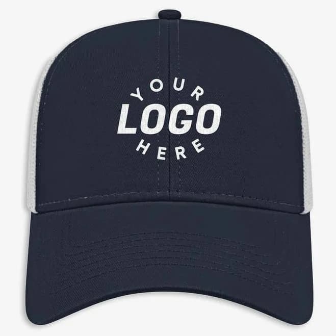 Cap America Two-Tone Trucker Mesh Back Cap