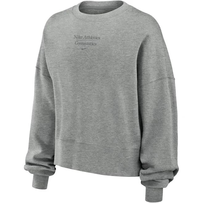 Nike Women's Phoenix Fleece Gymnastics Crew-Neck Sweatshirt