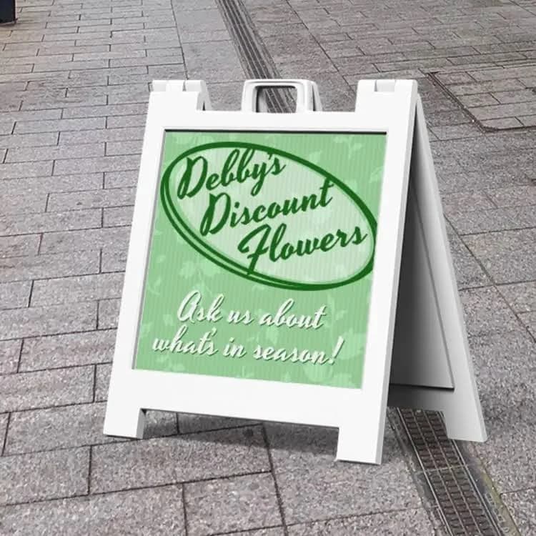 Designer Custom Heavy Duty A-Frame Sign