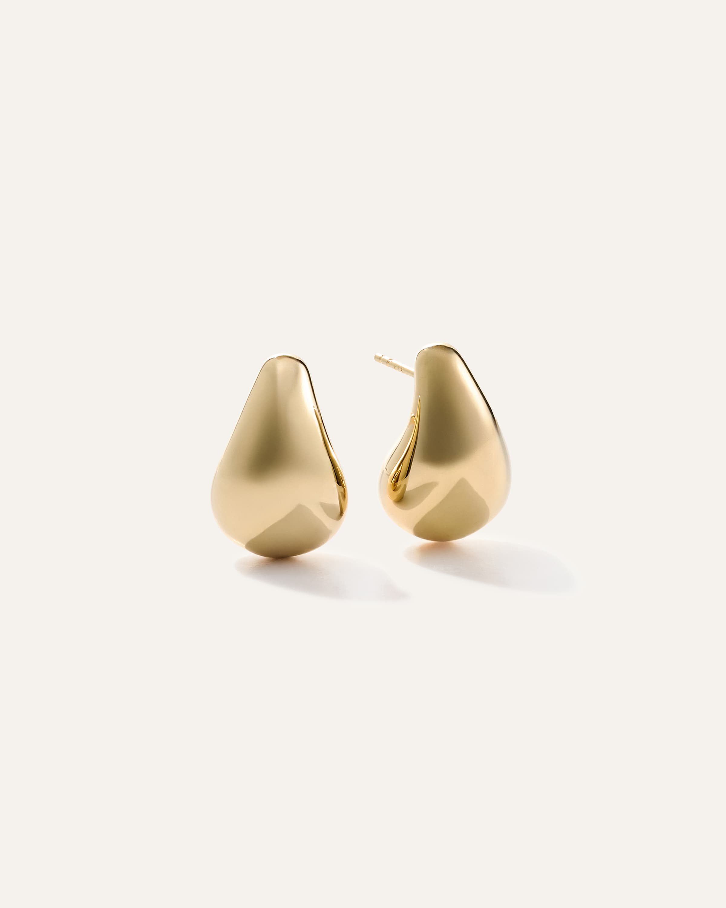 Quince Women's Teardrop Gold Vermeil Earrings