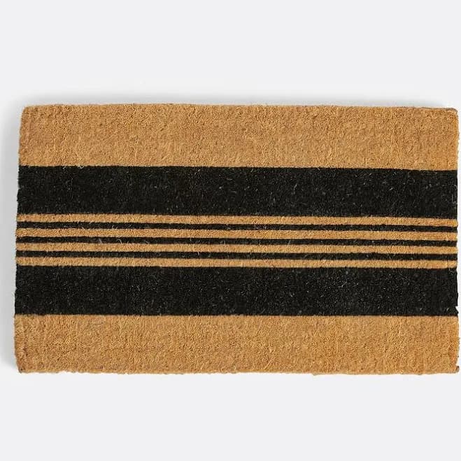 Horizontal Stripe Coir Doormat