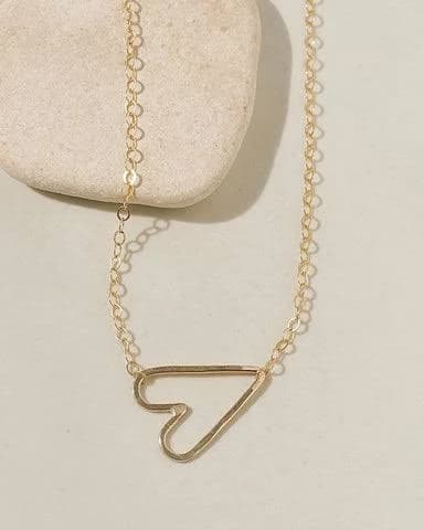 James Michelle Itty Bitty Heart Necklace