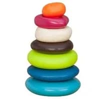 B. Toys Stacking Rings Textured Ring Stacker