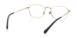Sapphire on Gold Wellington Glasses incl. $0 High Index Lenses with Adjustable Nose Bridge – JINS