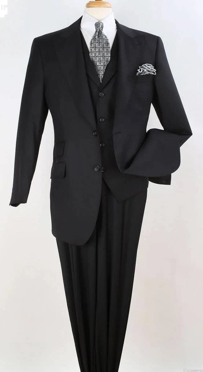 Apollo King Men's Wool 3PC Fashion Suit