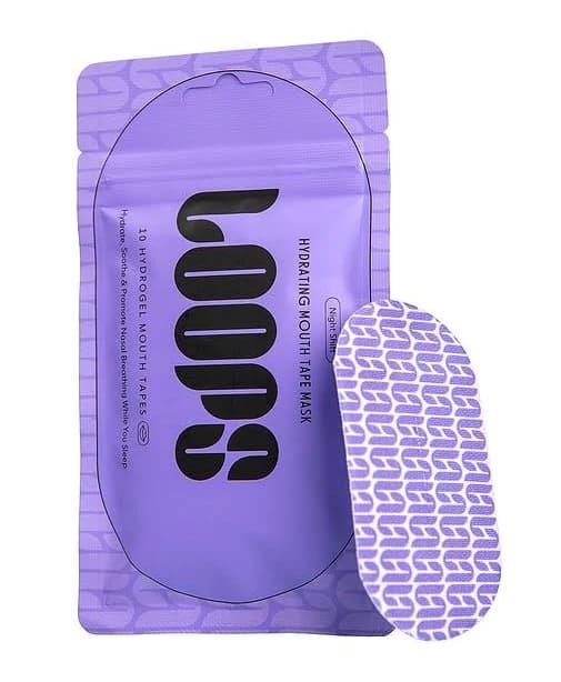 Loops Beauty Night Shift Hydrating Mouth Tape Mask 10 Pack - N,a