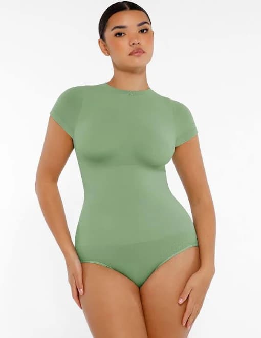 Feelingirl Women's Seamless Second-Skin Shapewear Bodysuit