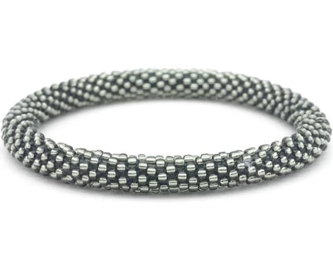 Sashka Co. Handmade Boho Glass Seed Bead Friendship Bracelet from Nepal