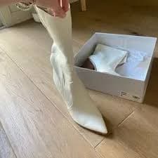Steve Madden | Shoes | Steve Madden White Boots | Poshmark