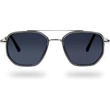 Amazon.com: QUAY - Womens Sunglasses, Polarized Round Lenses with UV Protection (Rent Free, Black) : Clothing, Shoes & Jewelry