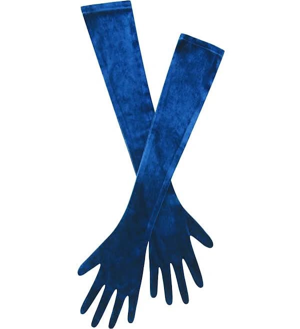 Ozella Velvet Opera-Length Gloves