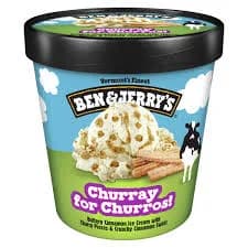 Ben & Jerry's Churray For Churros! Cinnamon Ice Cream Pint
