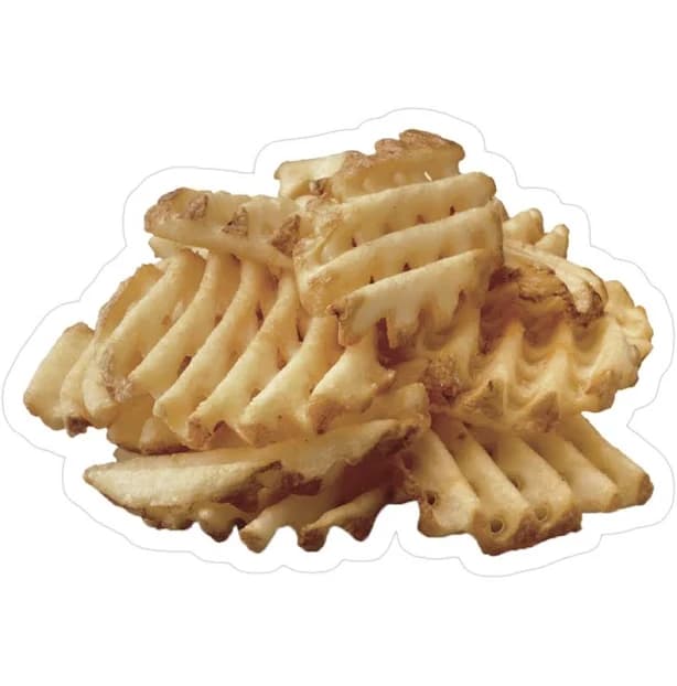 Waffle Fries Chick-Fil-A Sticker