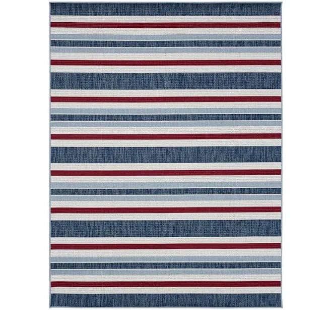 Poolside Stripes Indoor/Outdoor Area Rug