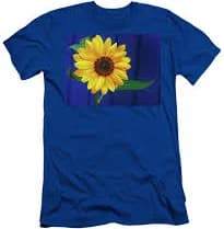 Yellow on Blue T-Shirt