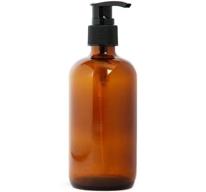 Natura Bona Professional Amber Glass Boston Round Bottle