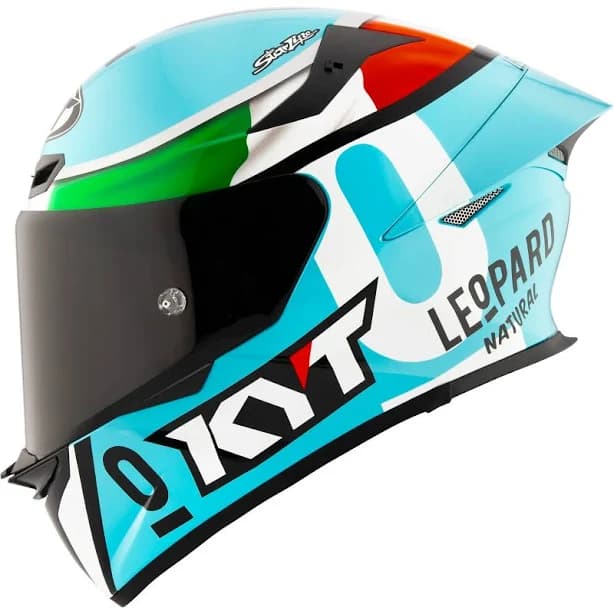 Full-Face Helmet KYT TT-Revo Leopard Replica Tricolore