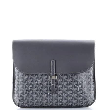 Goyard Coursier Messenger Bag Coated Canvas and Leather in Multi