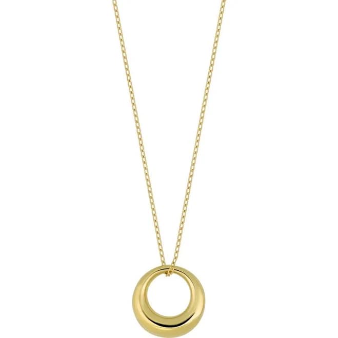 Bony Levy 14K Gold Graduated Circle Pendant Necklace
