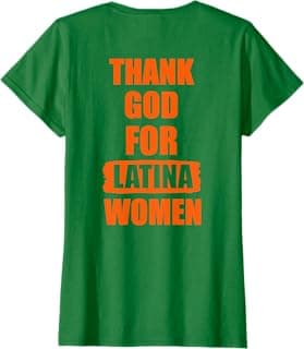 on the back of the T-Shirt