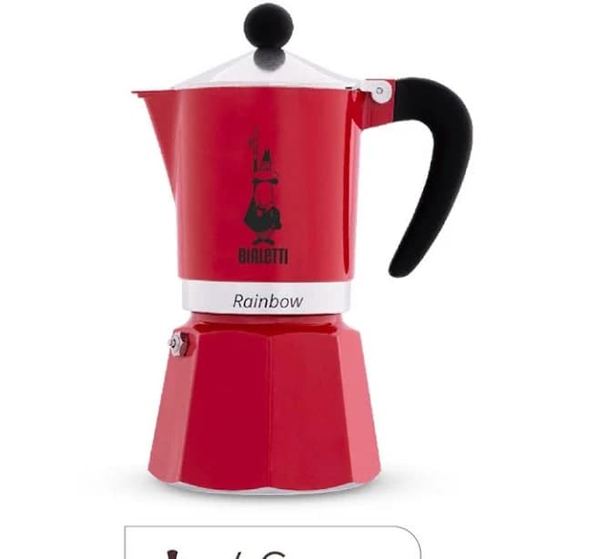 Rainbow Moka Pot Italian Coffee & Stovetop Espresso Maker