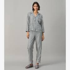 Silk Twill Pajama Set: Women's Designer Tops | Tory Burch