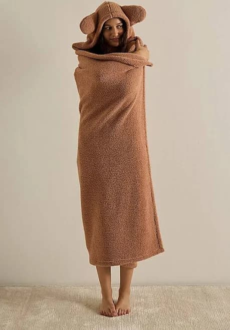 Urban Outfitters Animal Ears Fleece Throw Blanket