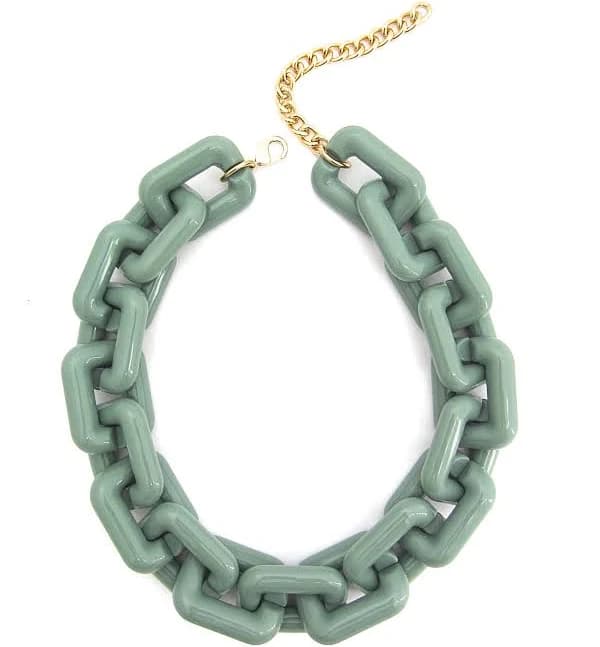 Chunky Resin Acrylic Necklace