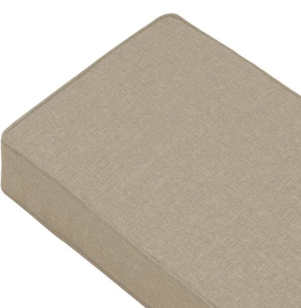 Linara Custom Bench Cushion Sofa Cushion Beige White Bench Chair Pads Patio Furniture Cushion Sand