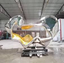 Shop High Quality Metal Outdoor Modern Art Sculpture Bench
