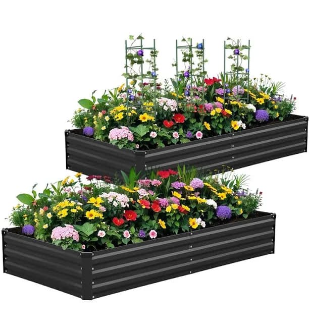 Arlmont & Co. Raised Garden Bed Planter Boxes