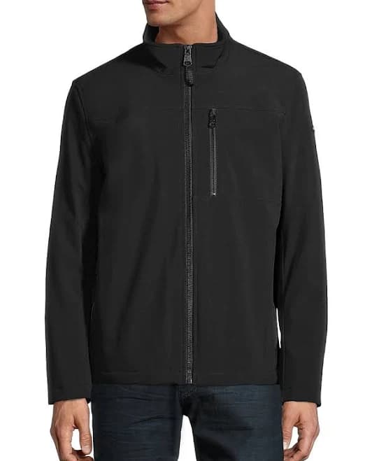 Calvin Klein Men's Faux-Sherpa-Lined Soft-Shell Jacket