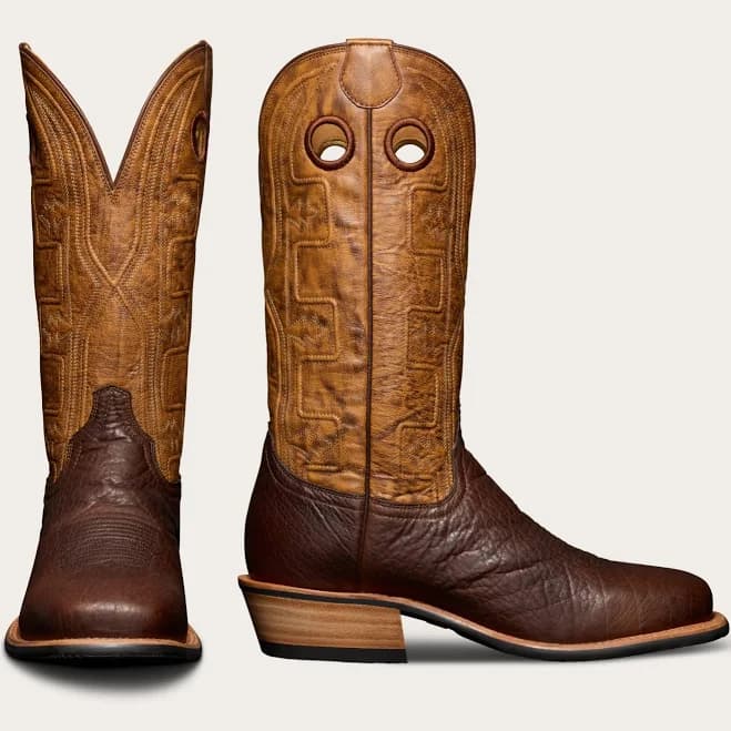 Tecovas Men's Cody Broad Square Toe Bison Boots
