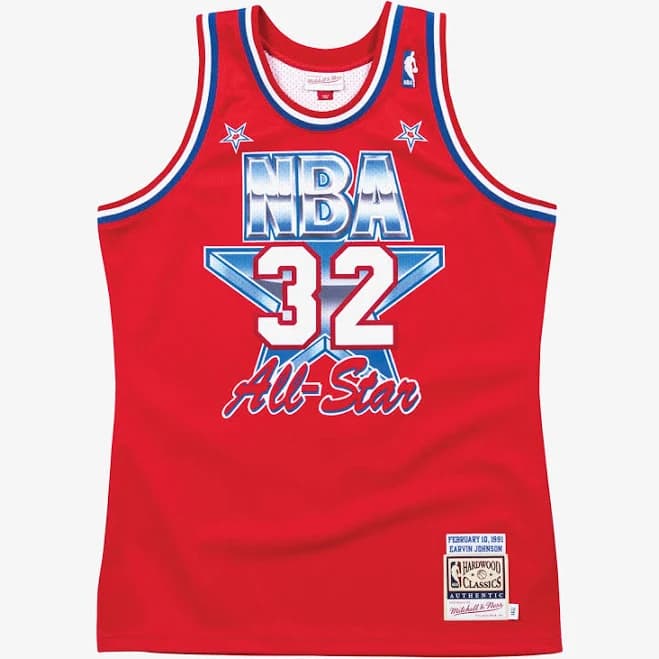 Magic Johnson 1991 NBA All-Star Game Authentic Jersey
