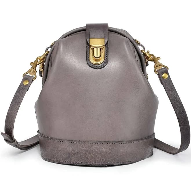 Old Trend Women's Genuine Leather Doctor Bucket Crossbody Bag