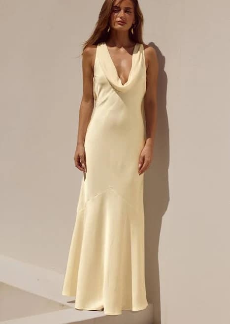 Gabriella Cowl Maxi Dress