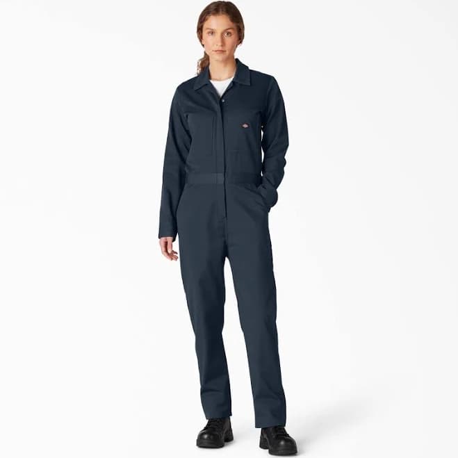 Dickies Women's Long-Sleeve Cotton Twill Coveralls