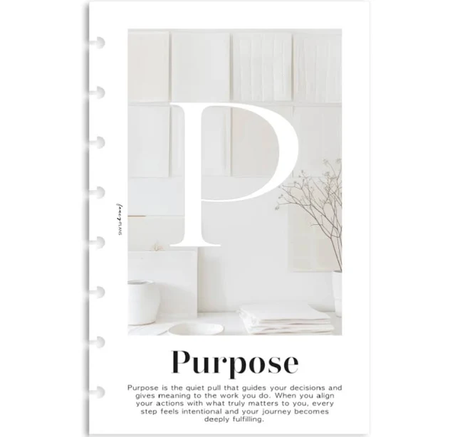 Purpose Dashboard Punch Cardstock